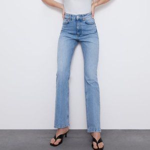 NWT OLD NAVY Straight Denim Jean Pants Light Wash High Rise